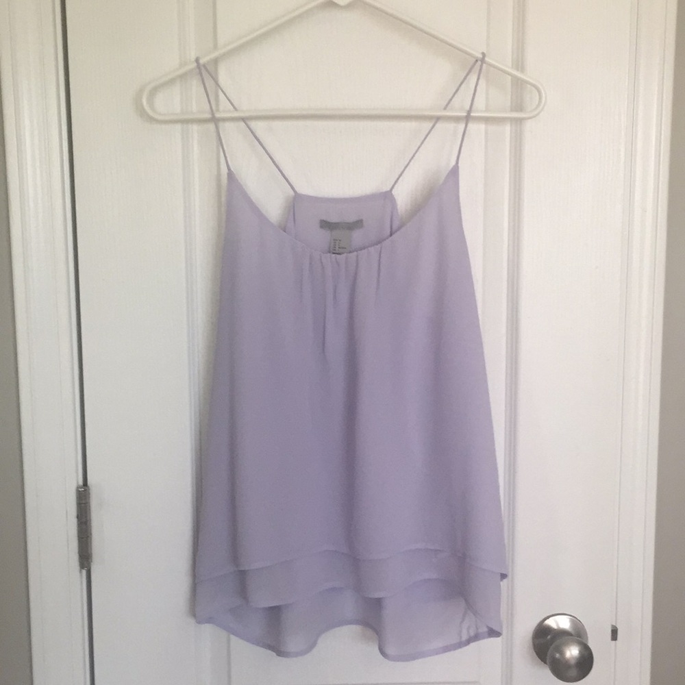 Lilac silky top